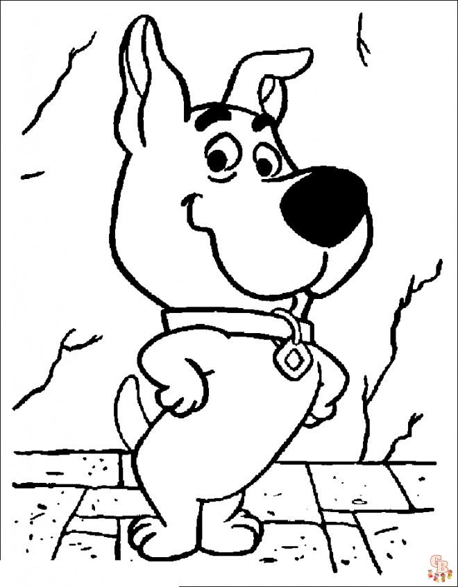 Coloriage Scooby Doo