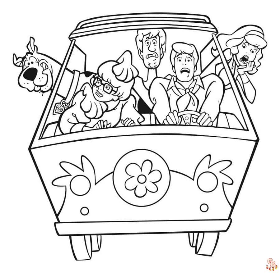 Coloriage Scooby Doo