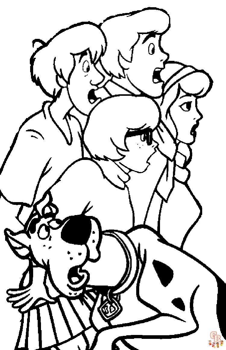 Coloriage Scooby Doo