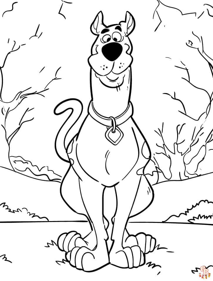 Coloriage Scooby Doo