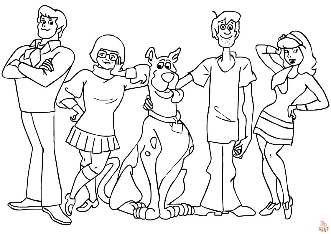 Coloriage Scooby Doo