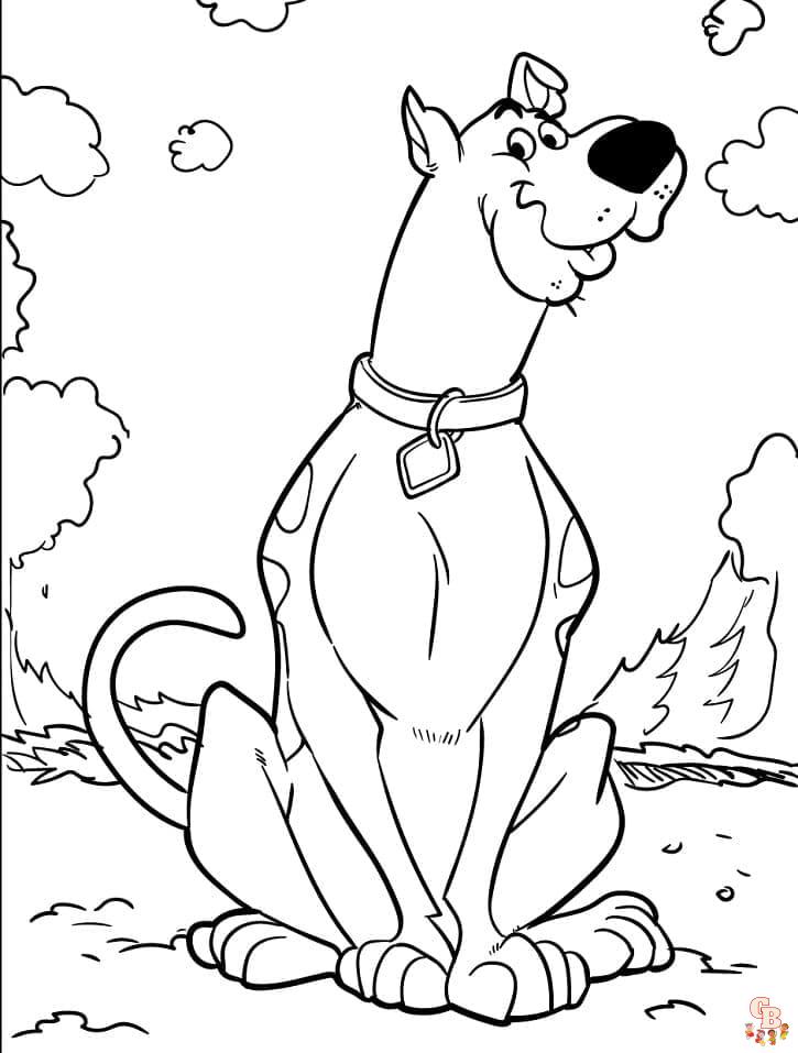 Coloriage Scooby Doo