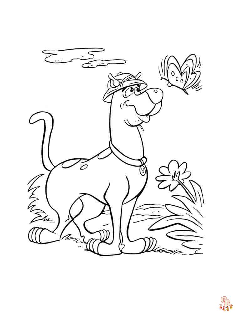 Coloriage Scooby Doo