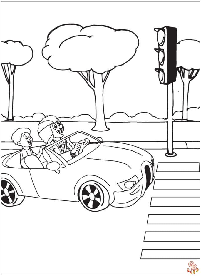 Coloriage Securite