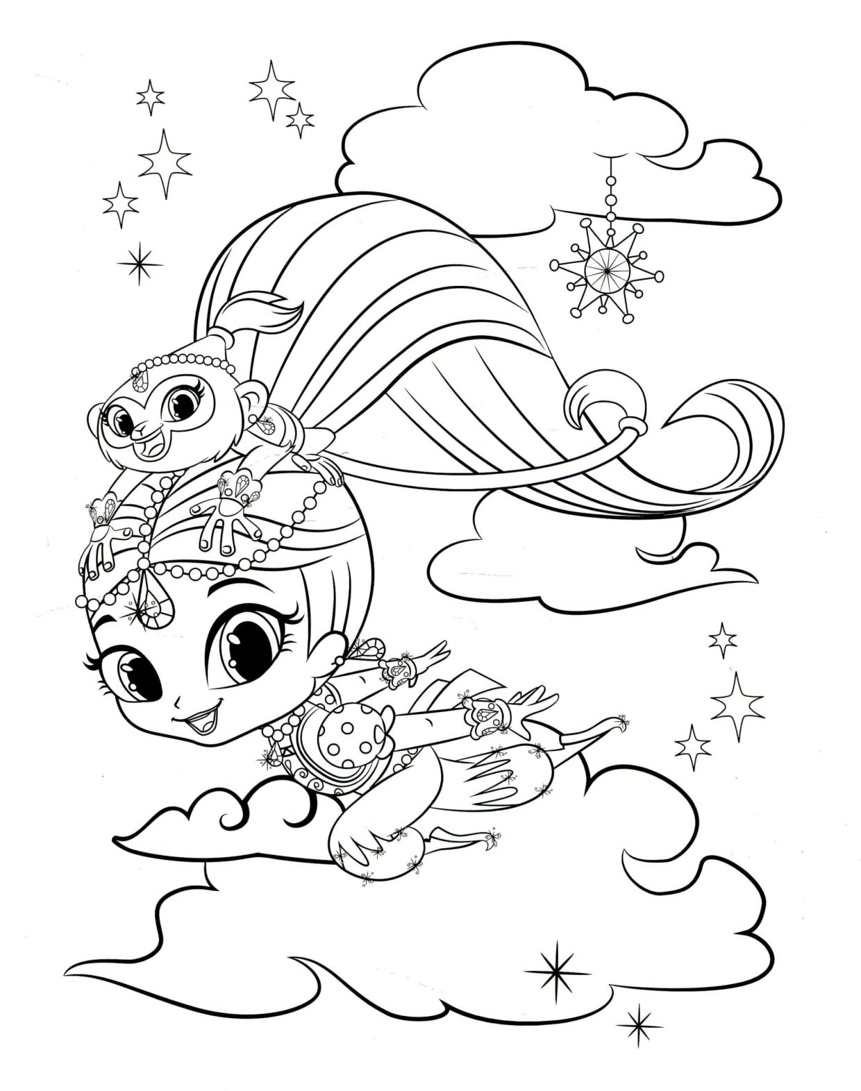 Coloriage Shimmer Et Shine