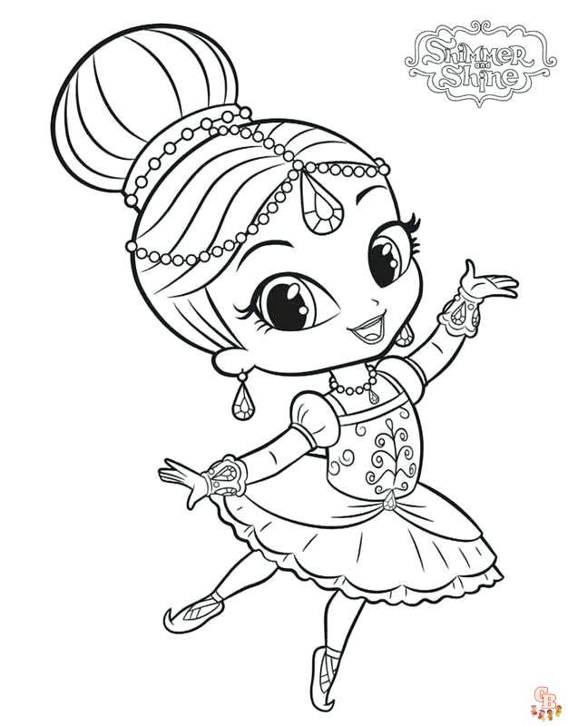 Coloriage Shimmer Et Shine