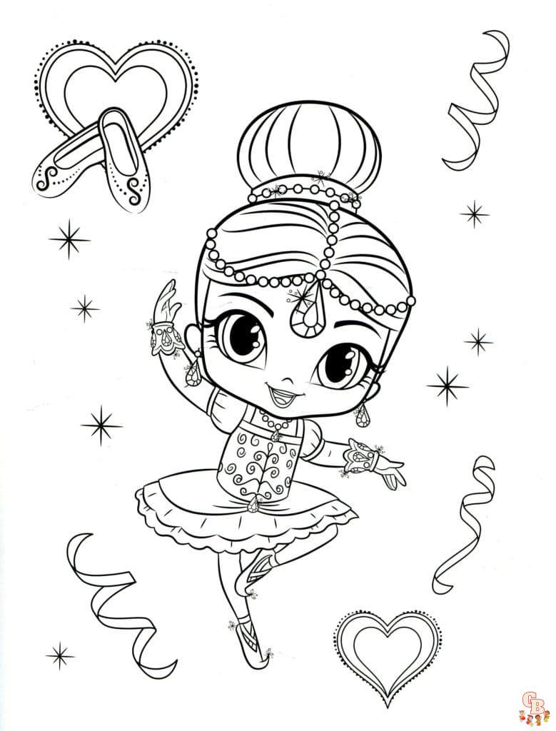 Coloriage Shimmer Et Shine