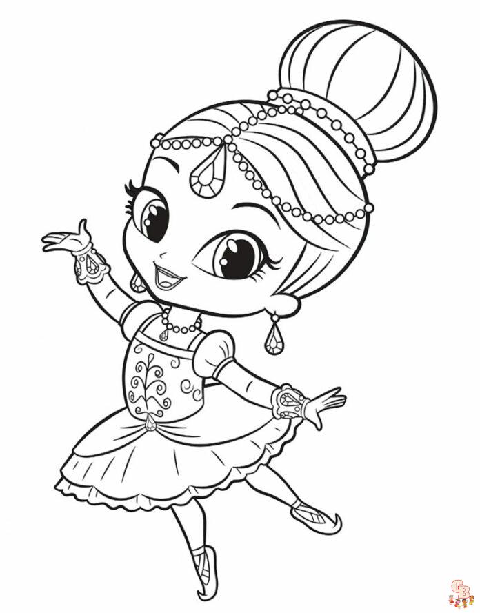 Coloriage Shimmer Et Shine