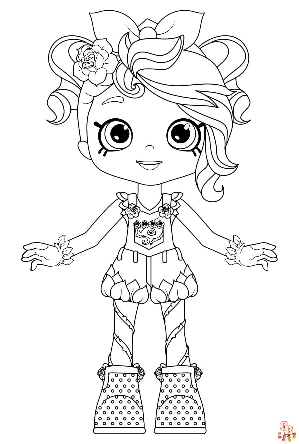 Coloriage Shoppies Dolls