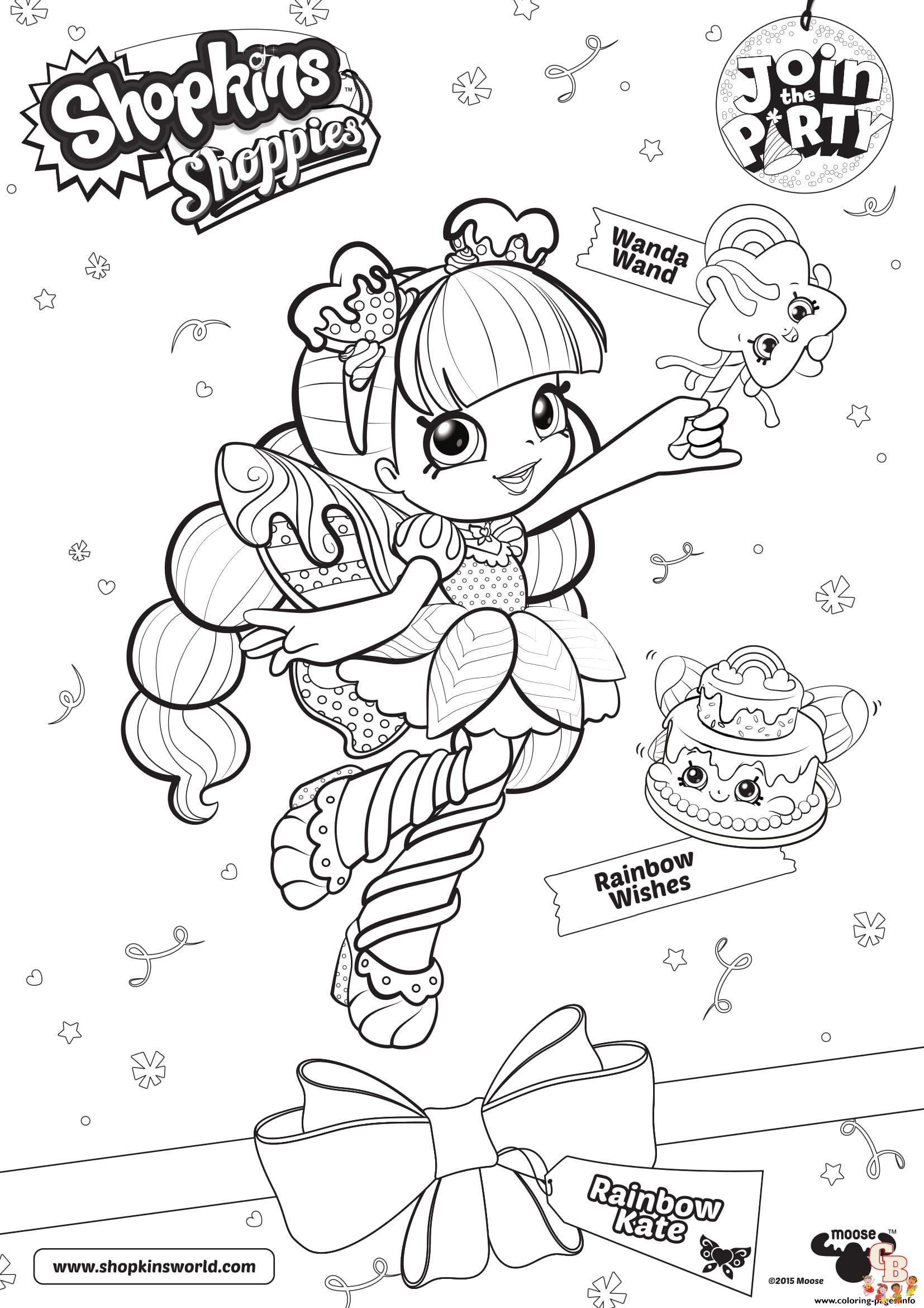 Coloriage Shoppies Dolls