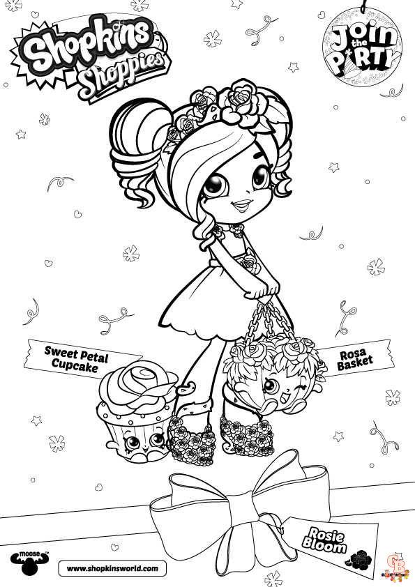 Coloriage Shoppies Dolls