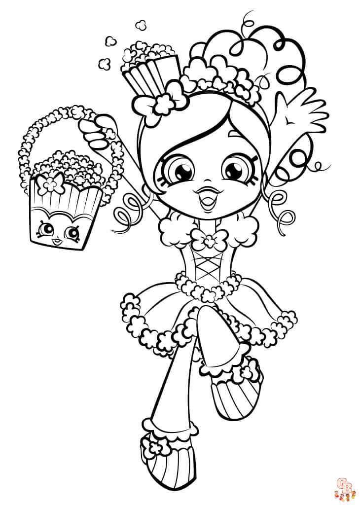 Coloriage Shoppies Dolls