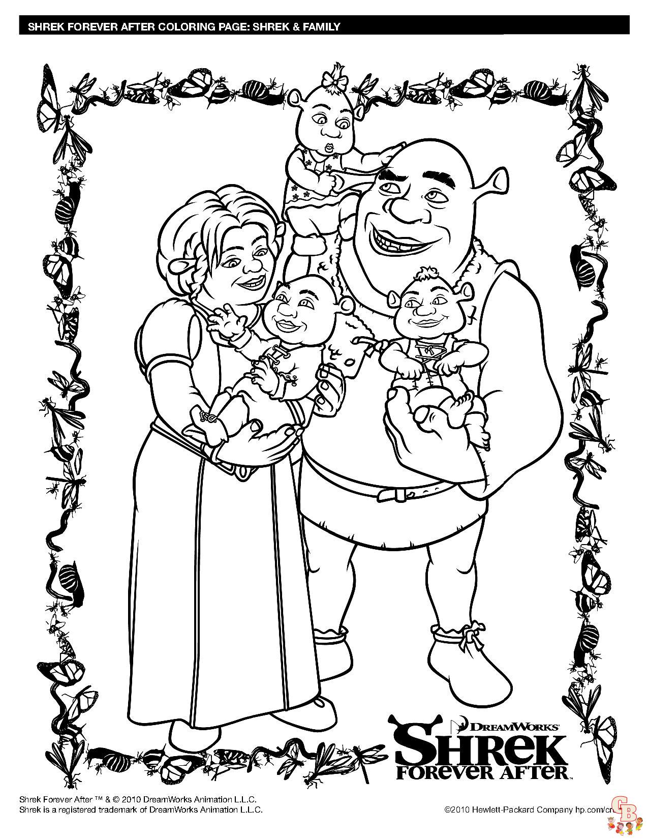 Coloriage Shrek