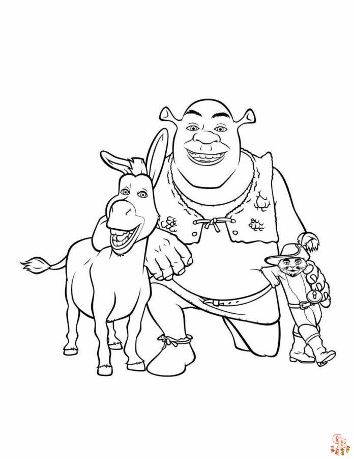 Coloriage Shrek