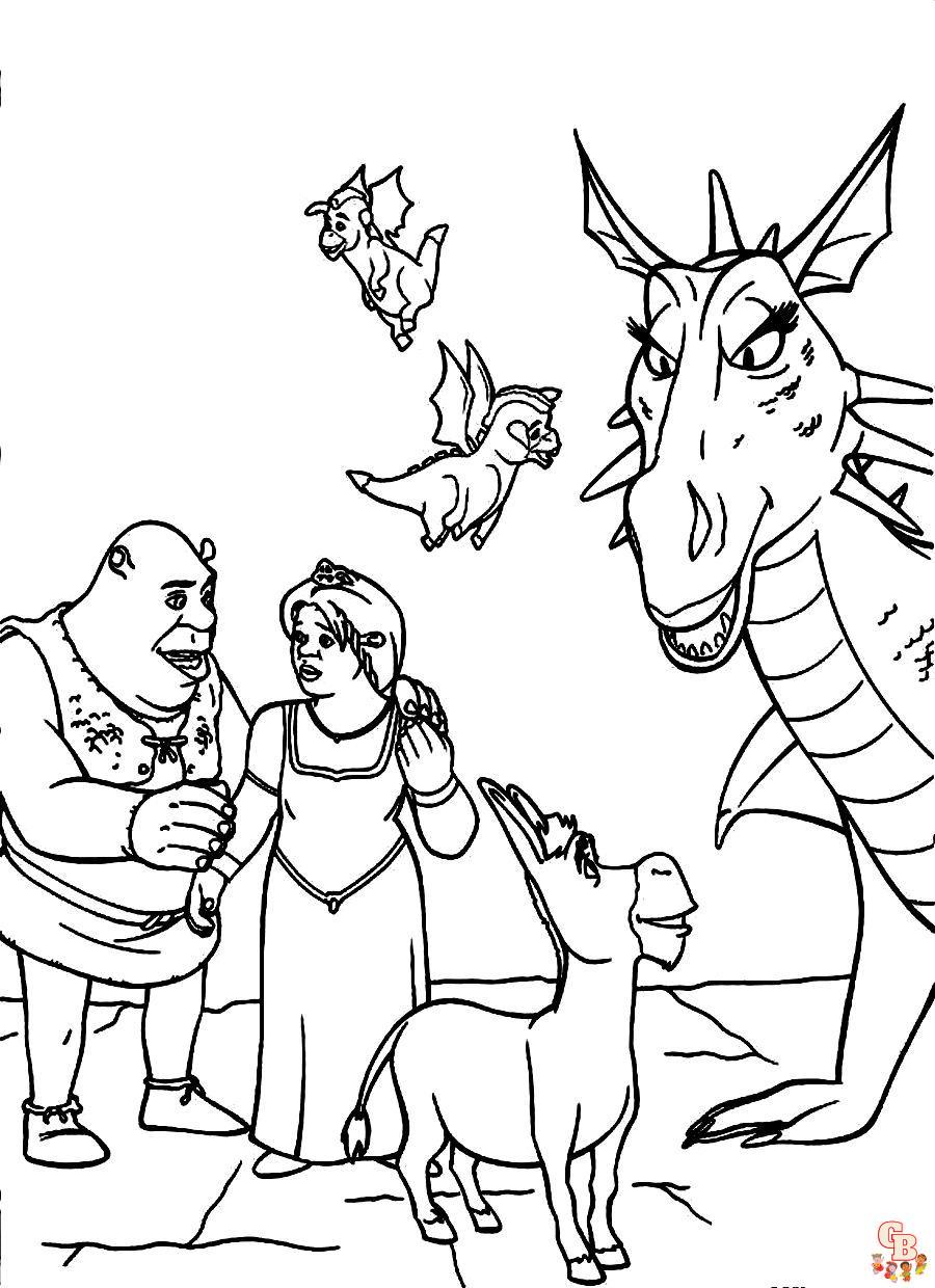 Coloriage Shrek