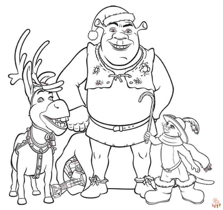 Coloriage Shrek