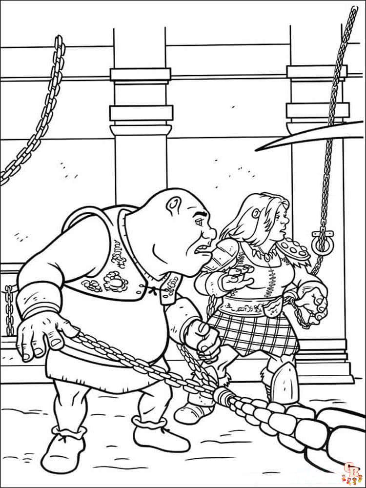 Coloriage Shrek