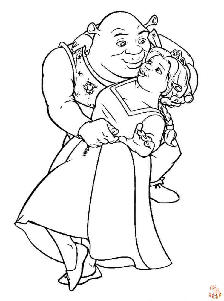 Coloriage Shrek