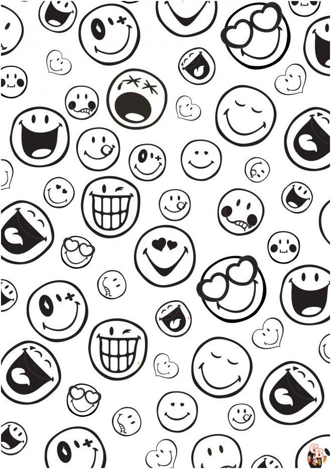 Coloriage Smiley