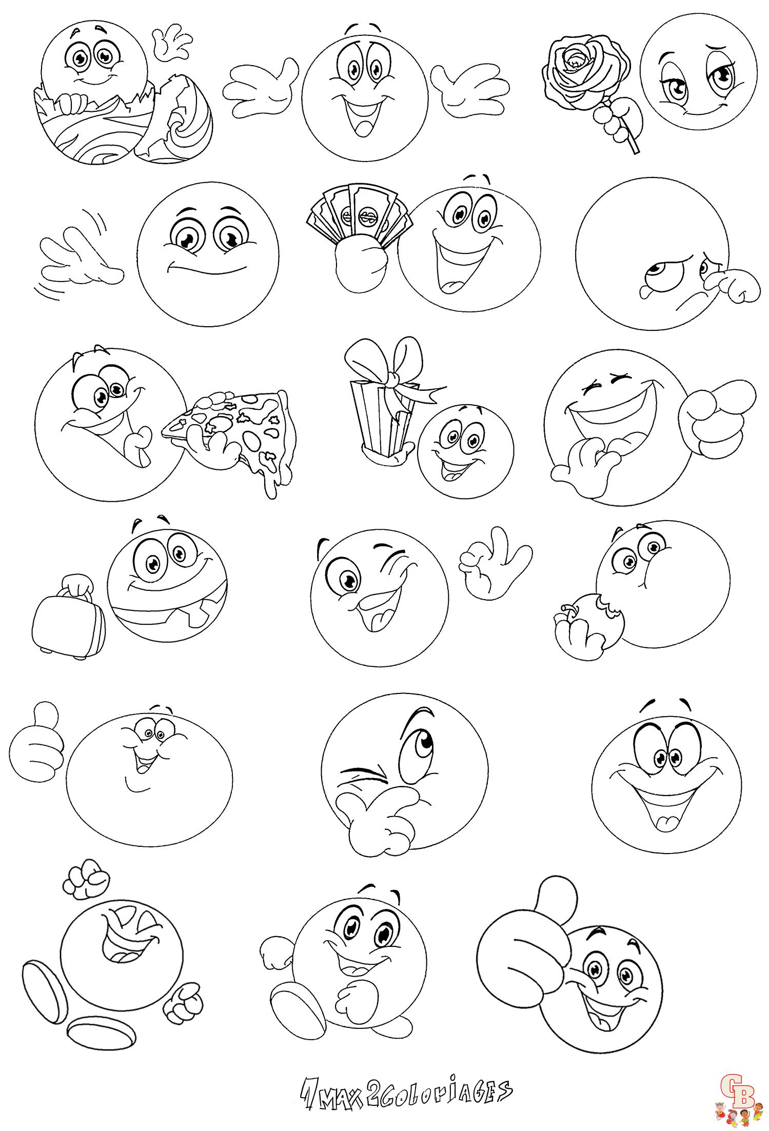 Coloriage Smiley