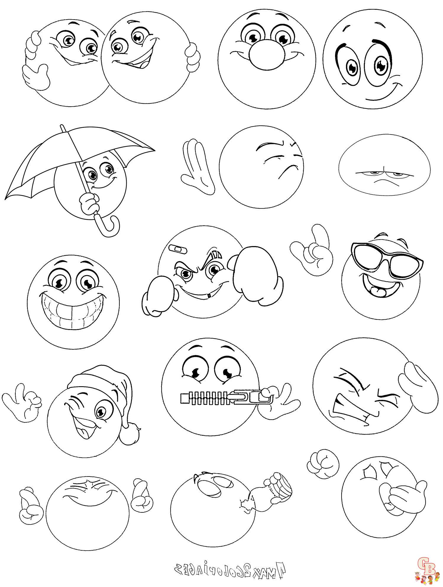 Coloriage Smiley