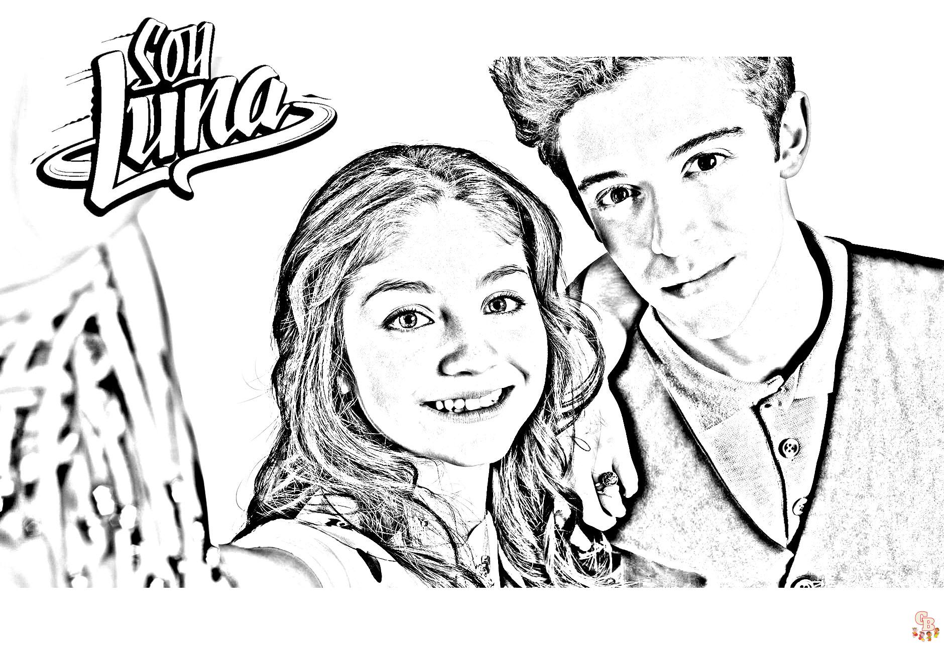 Coloriage Soy Luna