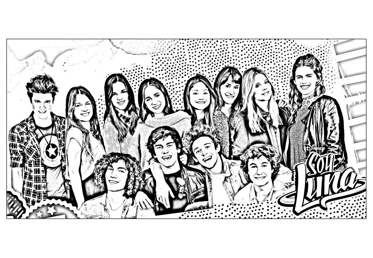 Coloriage Soy Luna