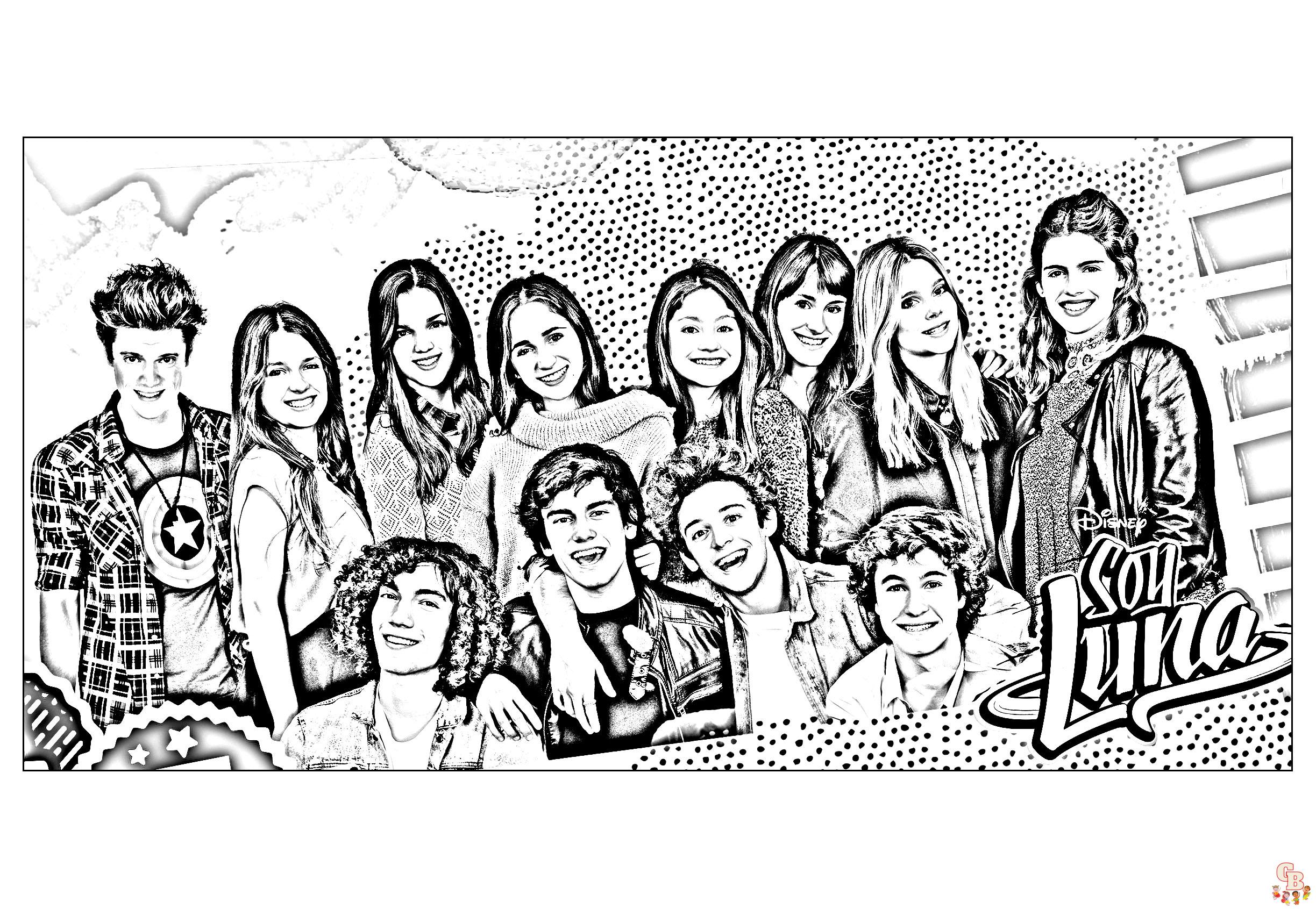 Coloriage Soy Luna