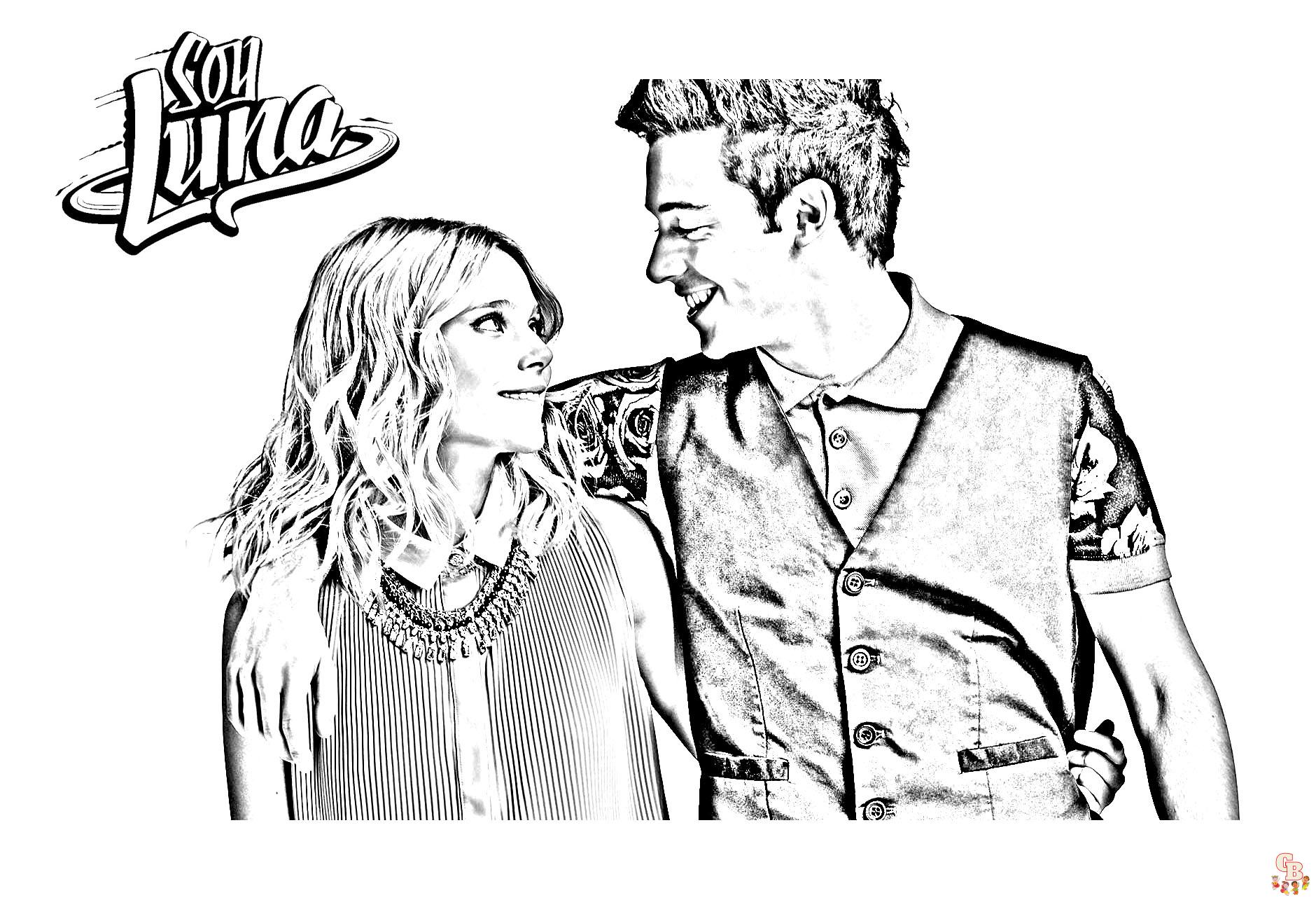 Coloriage Soy Luna