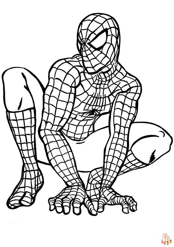 Coloriage Spider man