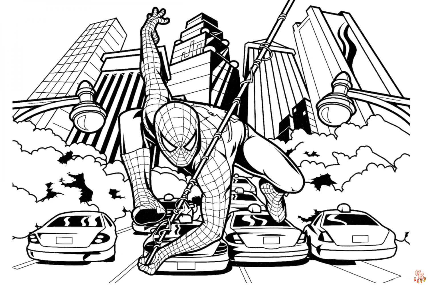 Coloriage Spider man