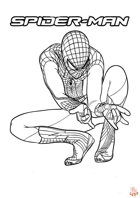 Coloriage Spider man