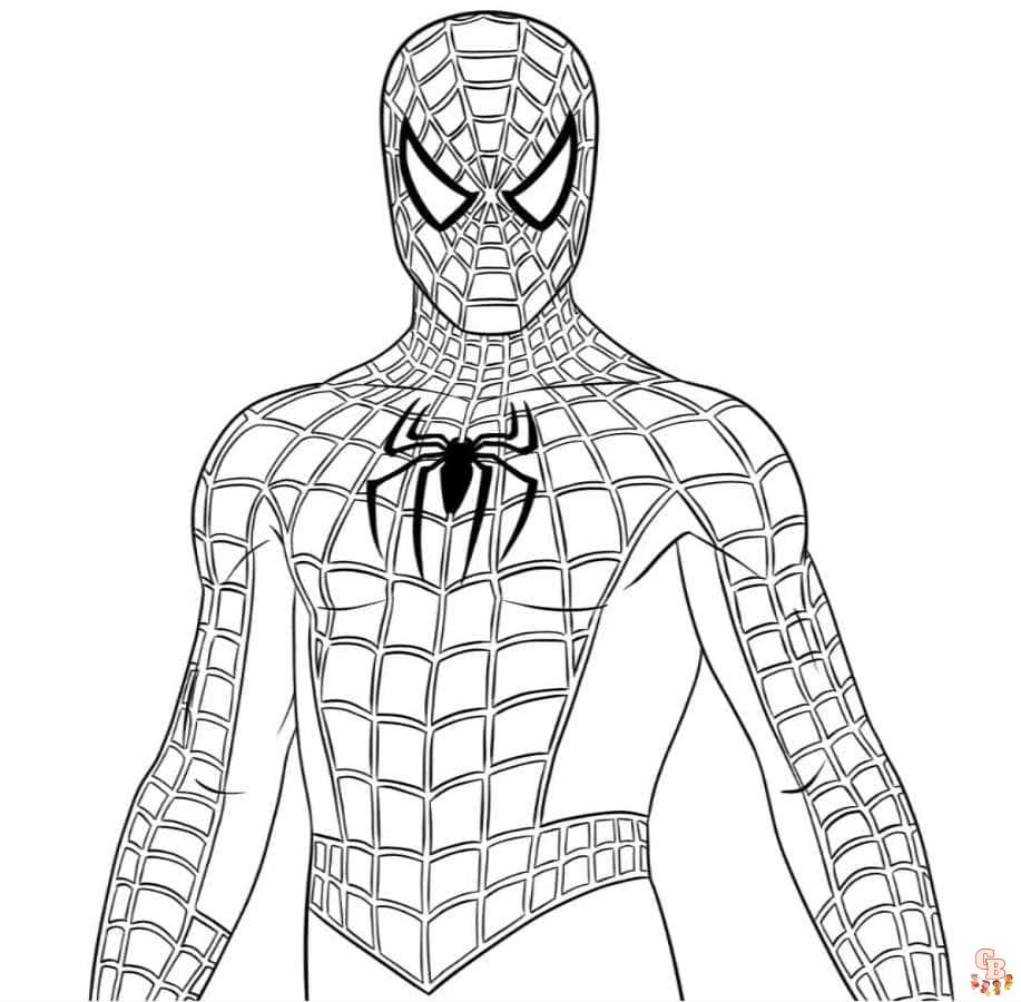 Coloriage Spider man