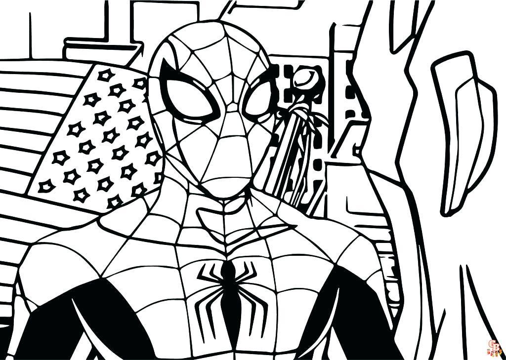 Coloriage Spider man