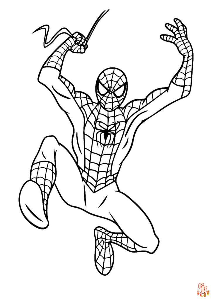 Coloriage Spider man