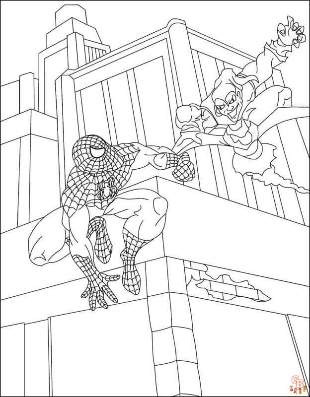 Coloriage Spider man