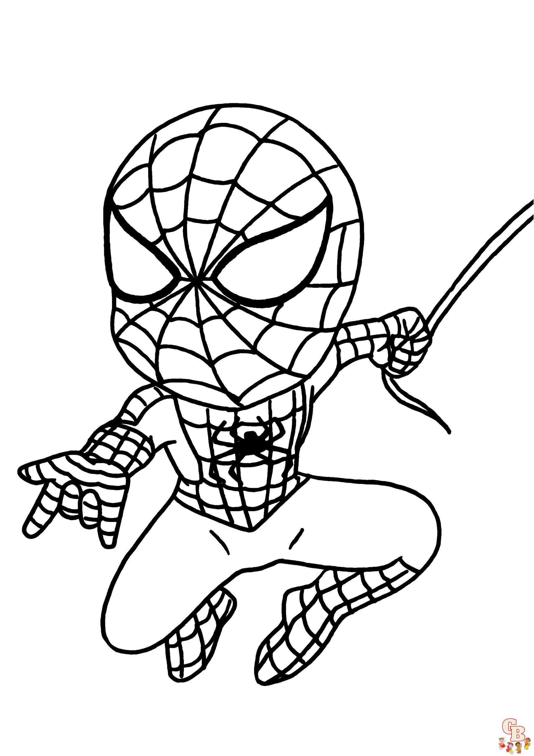 Coloriage Spider man