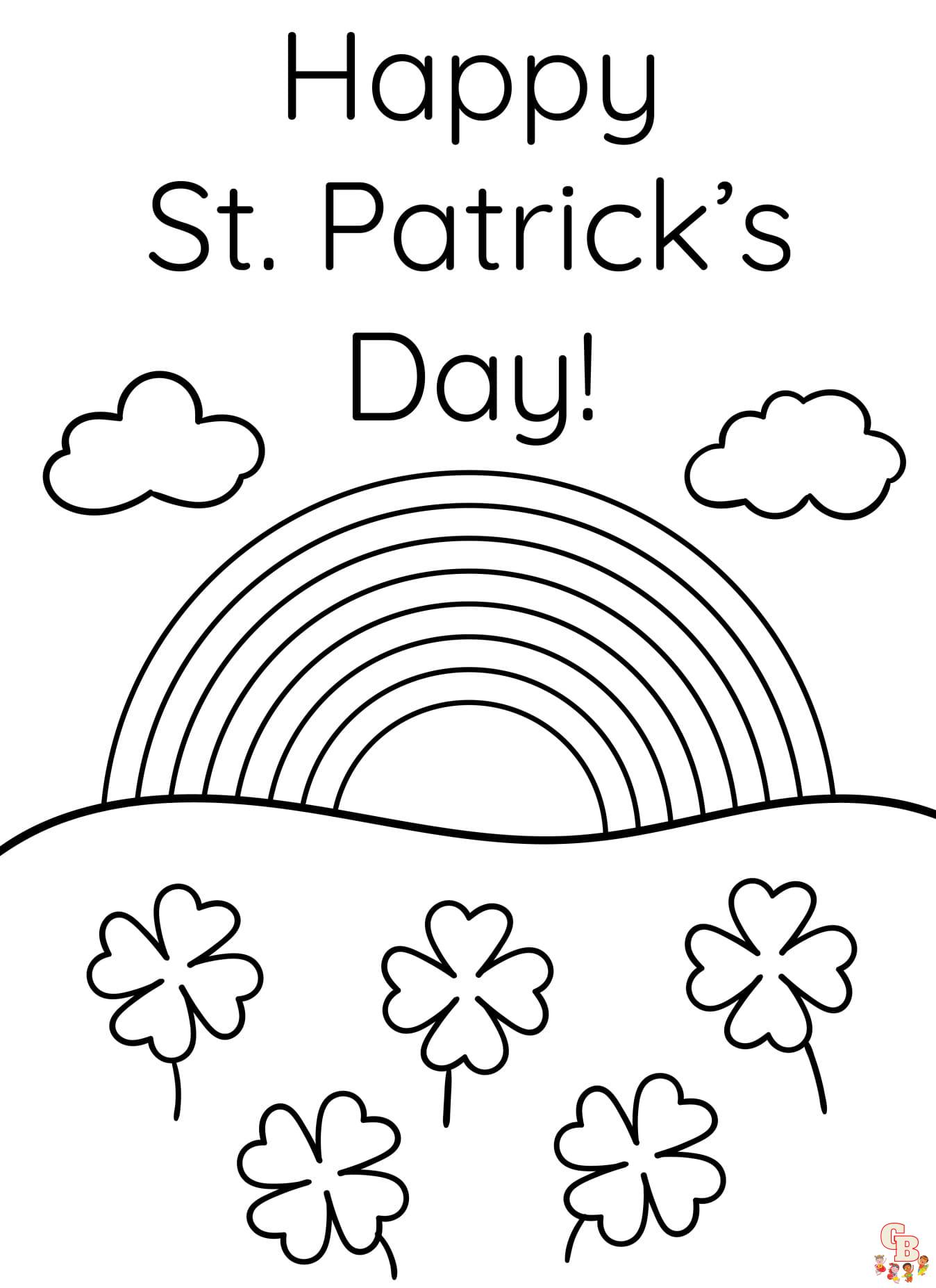 Coloriage St Patrick