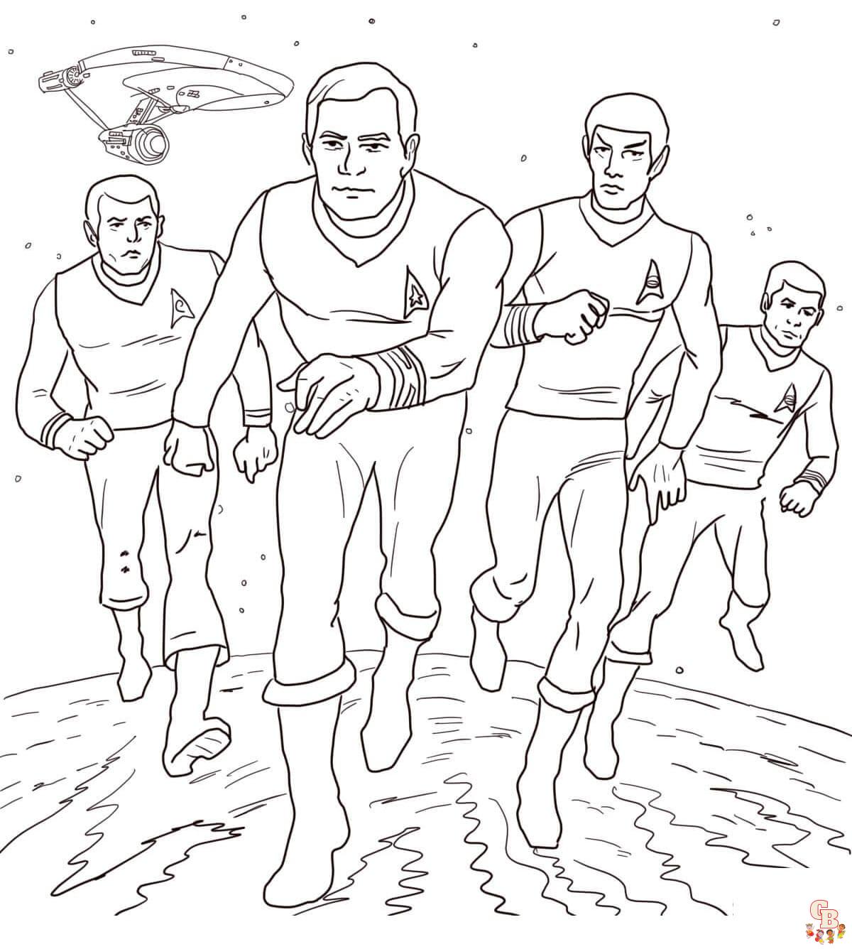 Coloriage Star Trek