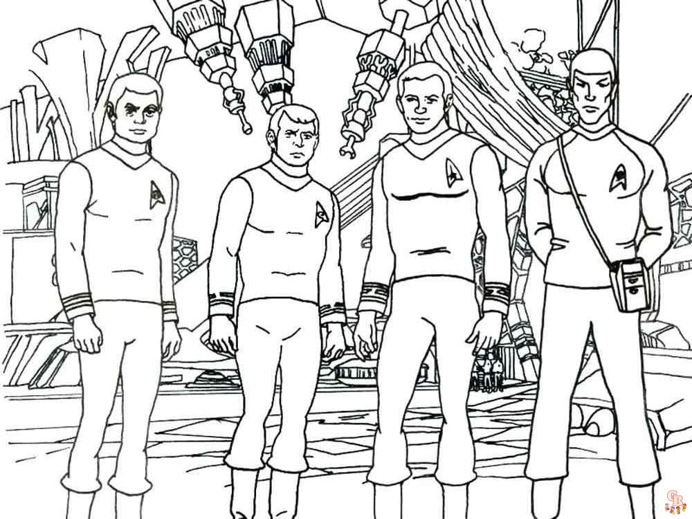 Coloriage Star Trek