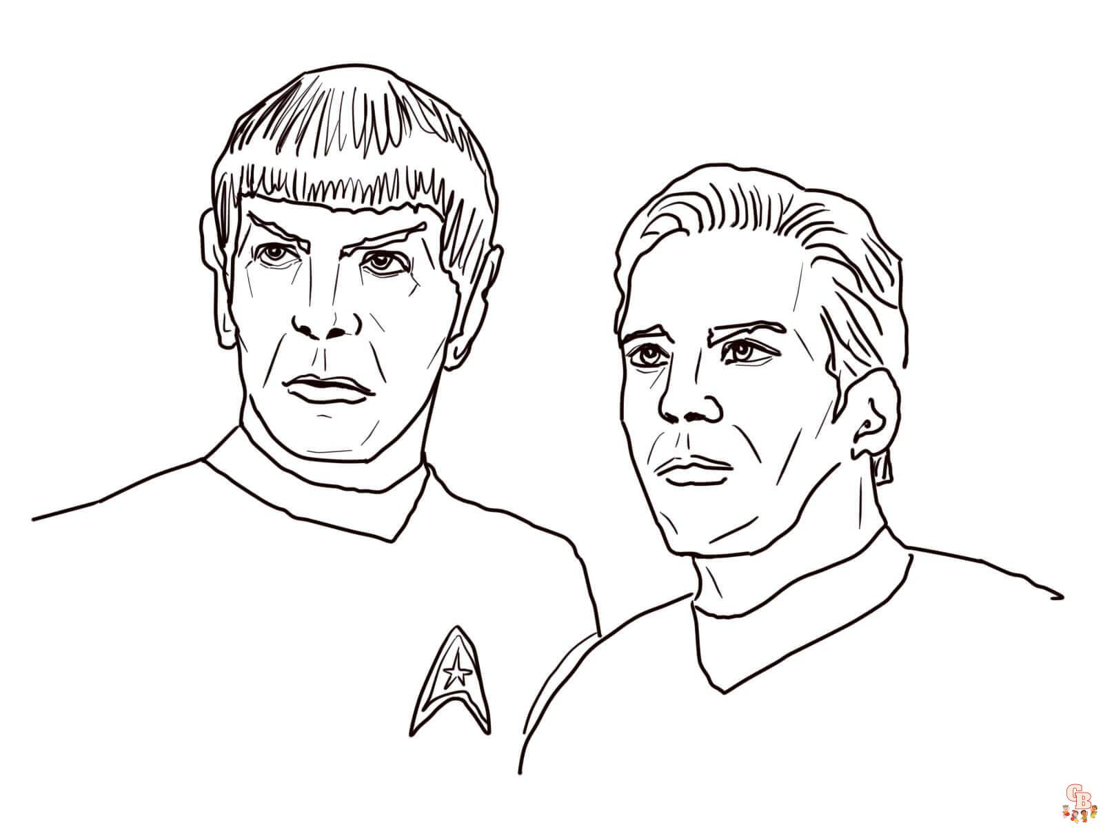 Coloriage Star Trek