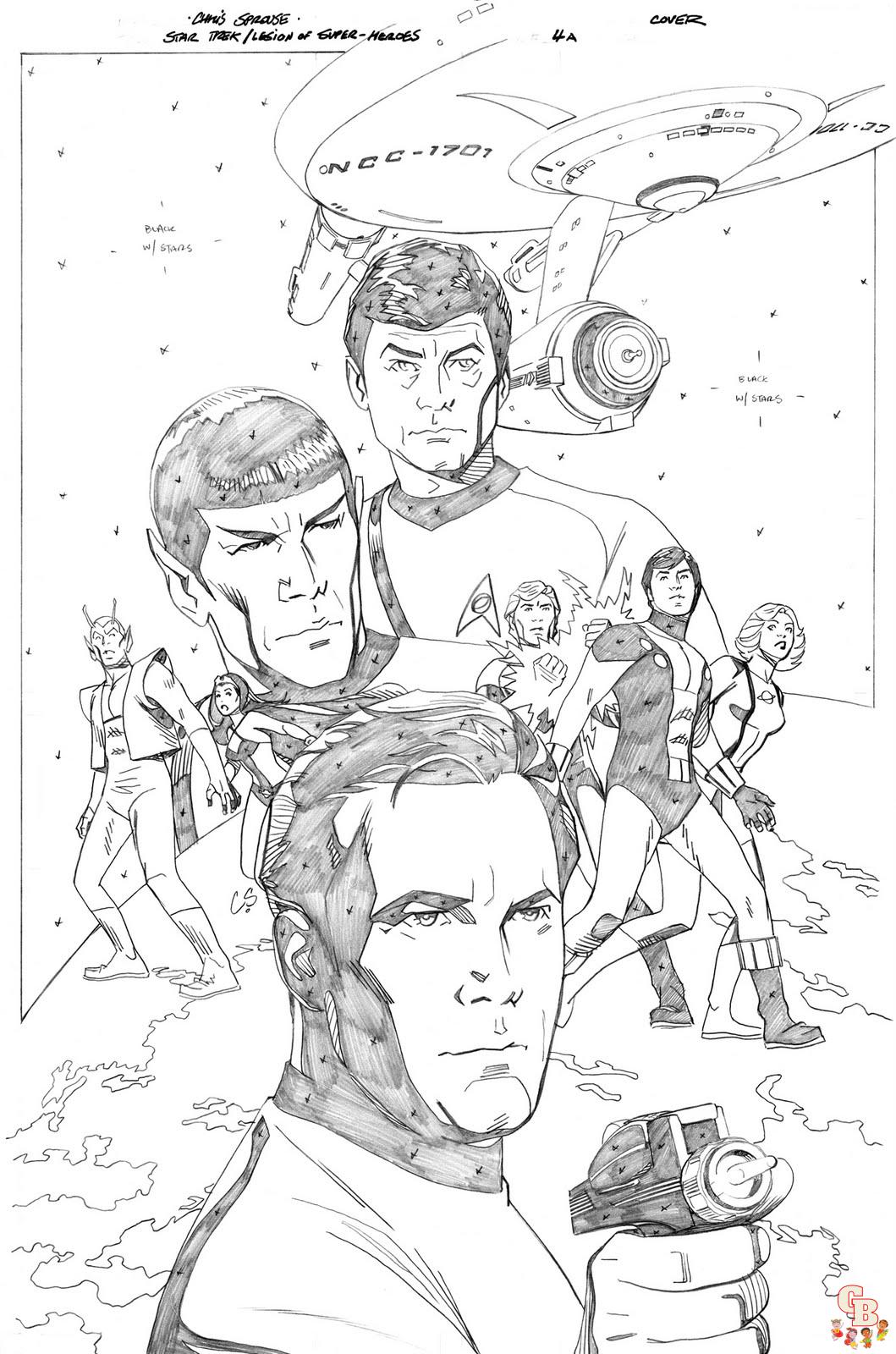 Coloriage Star Trek