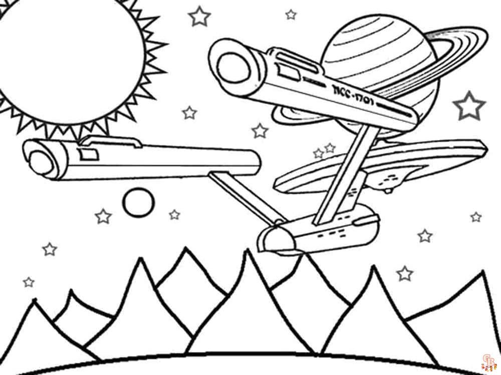 Coloriage Star Trek