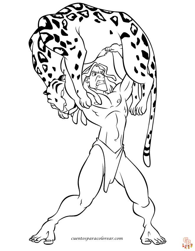 Coloriage Tarzan