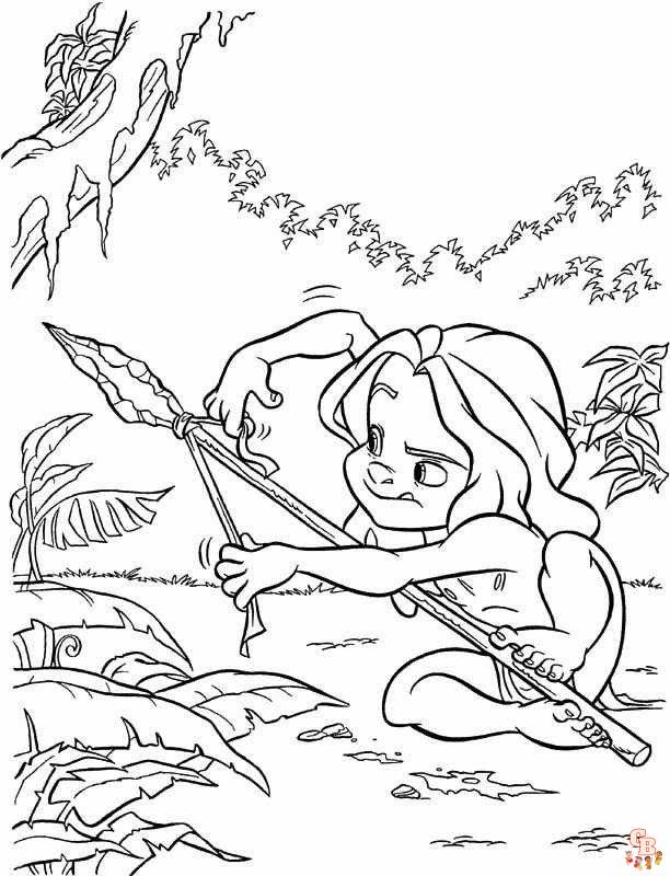 Coloriage Tarzan