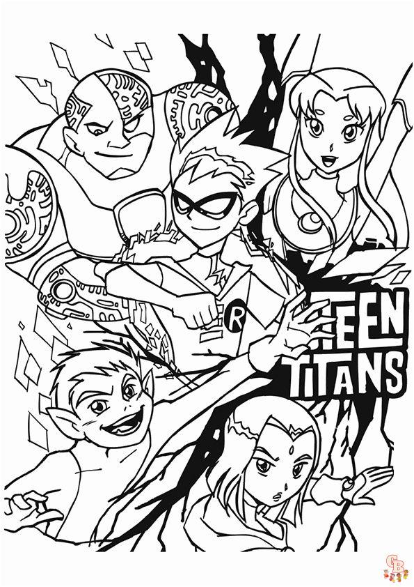 Coloriage Teen Titans Go