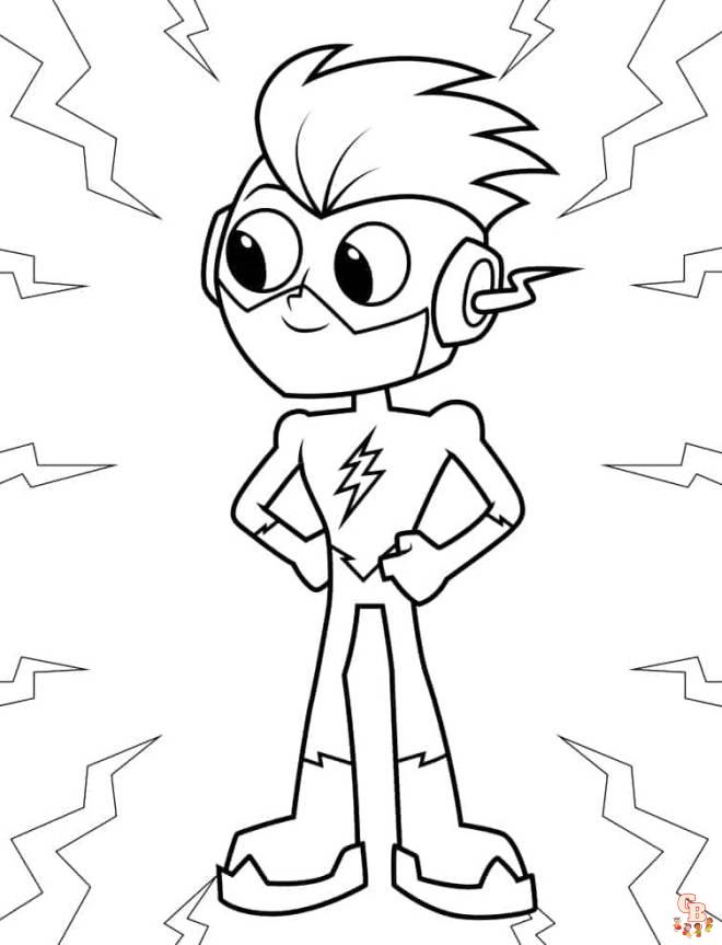 Coloriage Teen Titans Go