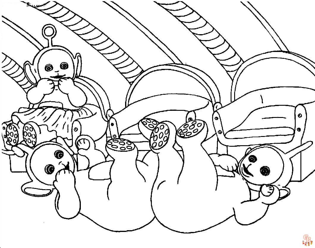 Coloriage Teletubbies