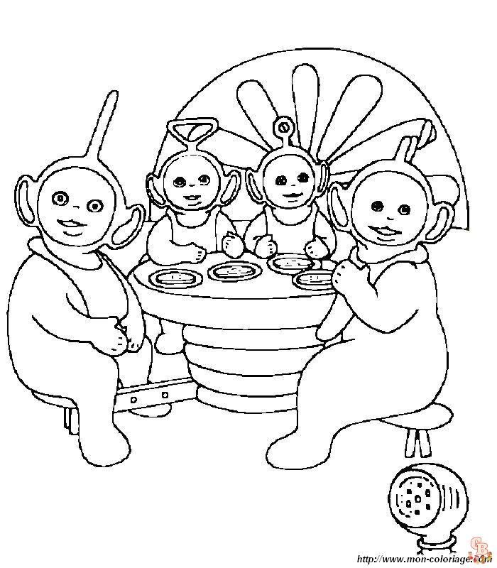 Coloriage Teletubbies