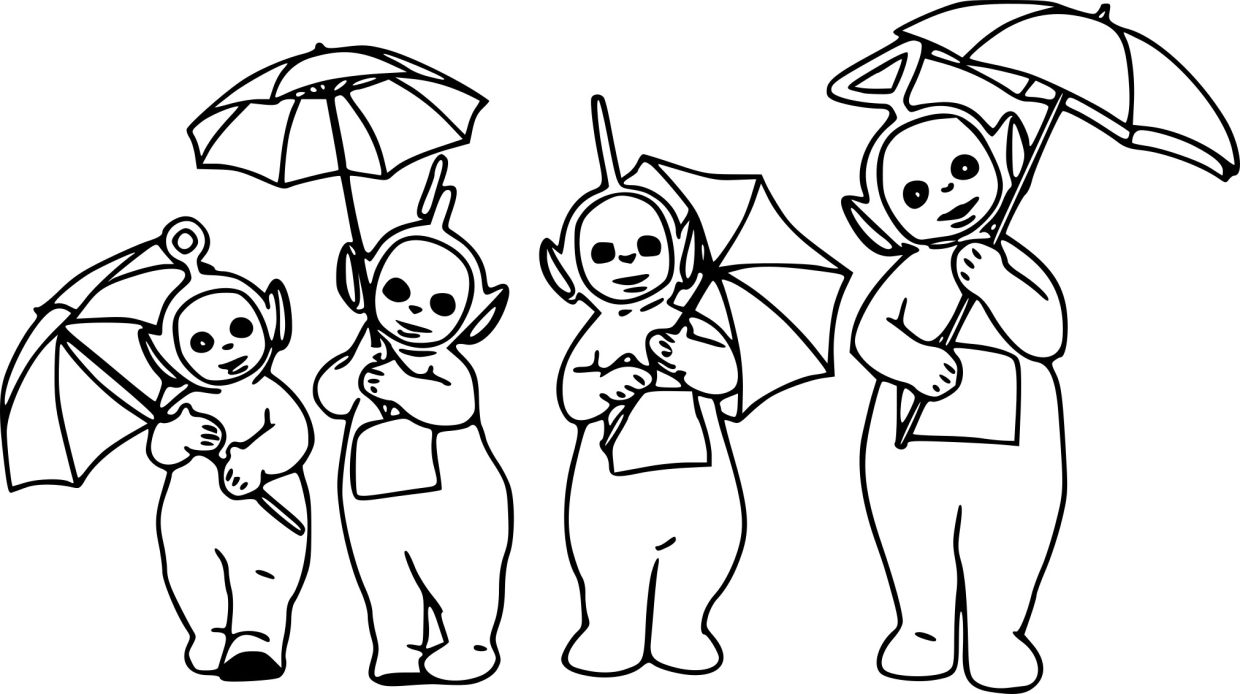 Coloriage Teletubbies